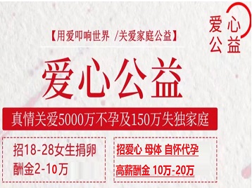 阜城捐卵助孕生子 爱心志愿者招募